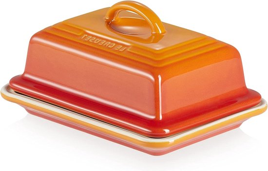 Botervloot Le Creuset Pompoen Oranjerood