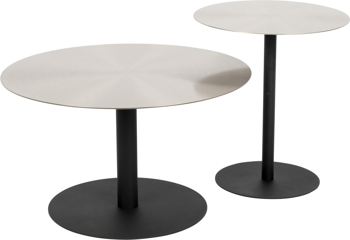 Snow Brushed Salontafel Zilver