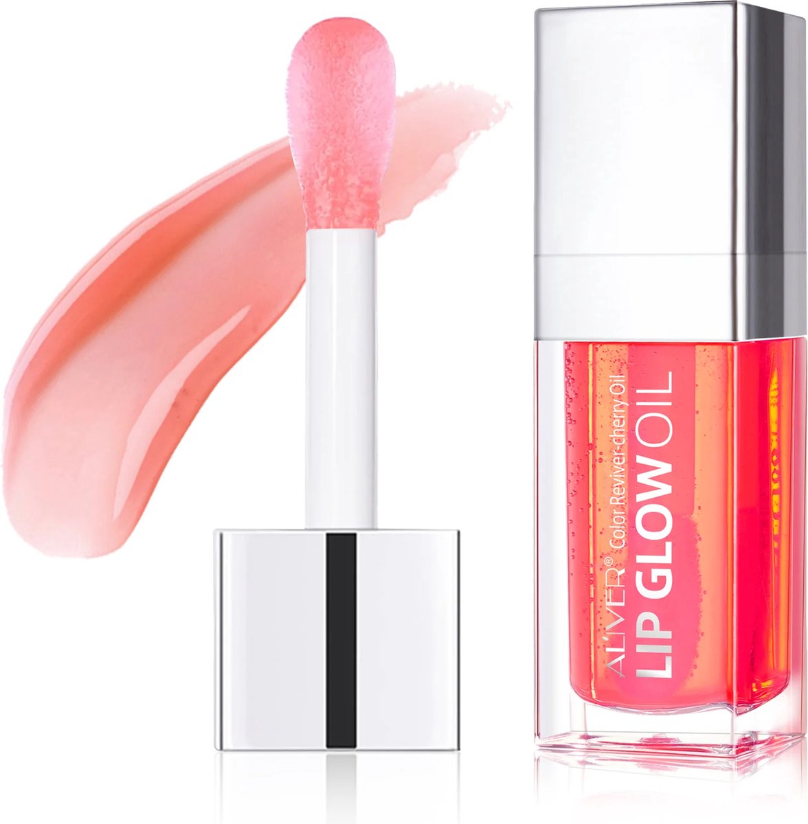 Aliver Lipgloss Olie - Hydraterende Transparante Opvullende Lipgloss - Coral