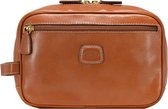 BRIC'S Cuir Trousse de toilette Life Pelle Necessaire Leather Brun