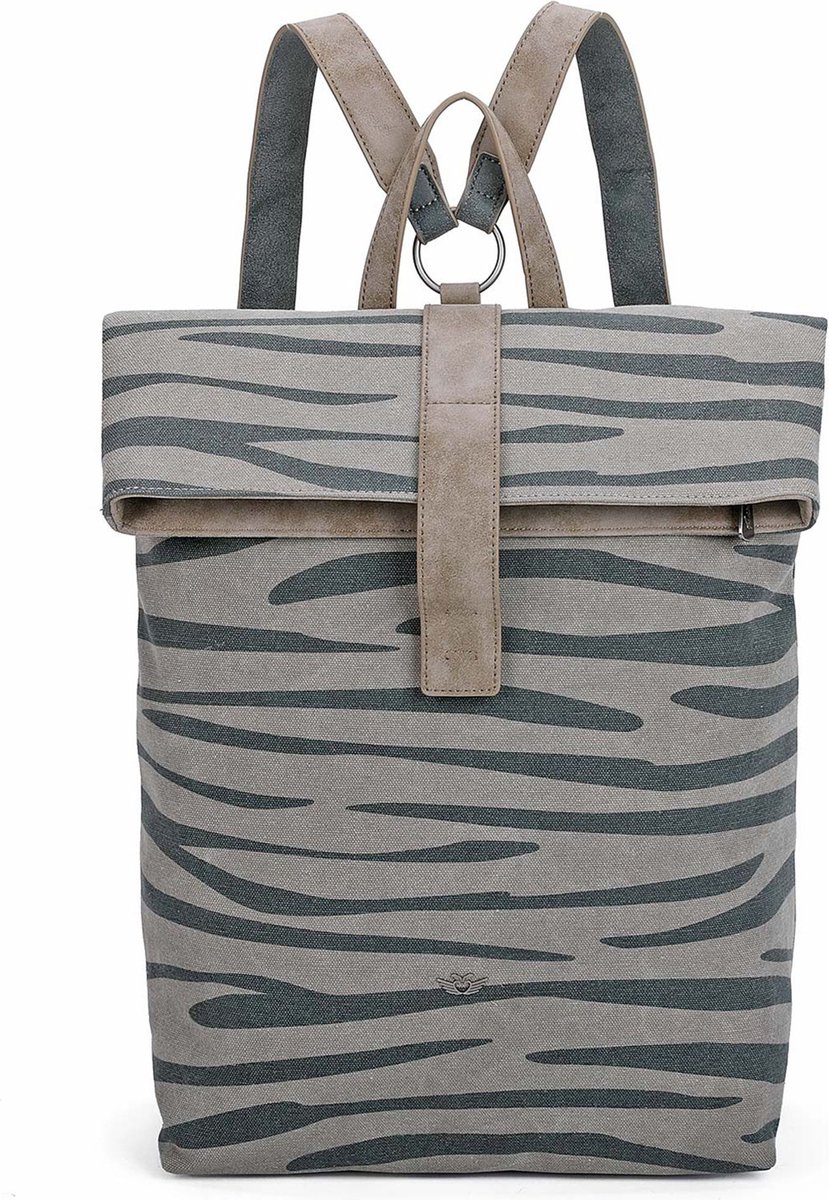 Fritzi aus Preußen Rugzak Canvas Izzy03 Backpack Zebra Wild Kaki