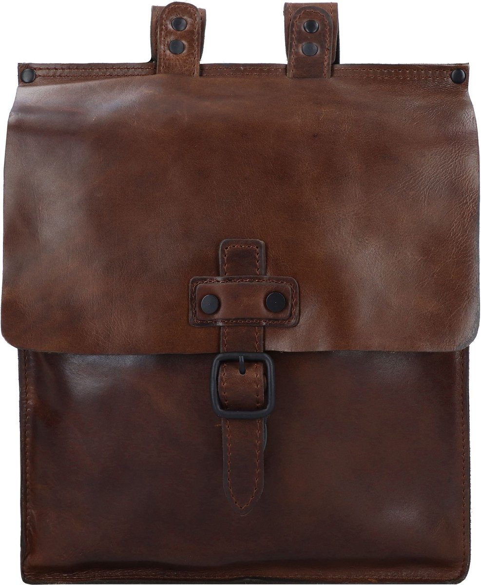 HAROLD'S Leren Vrije tijd rugzak Rugzak Aberdeen Backpack Brown Bruine