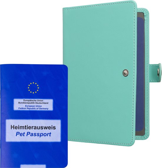 Vaccination cover book cover for international vaccination certificate in size: 13cm high x 9.5cm wide - 2-pack