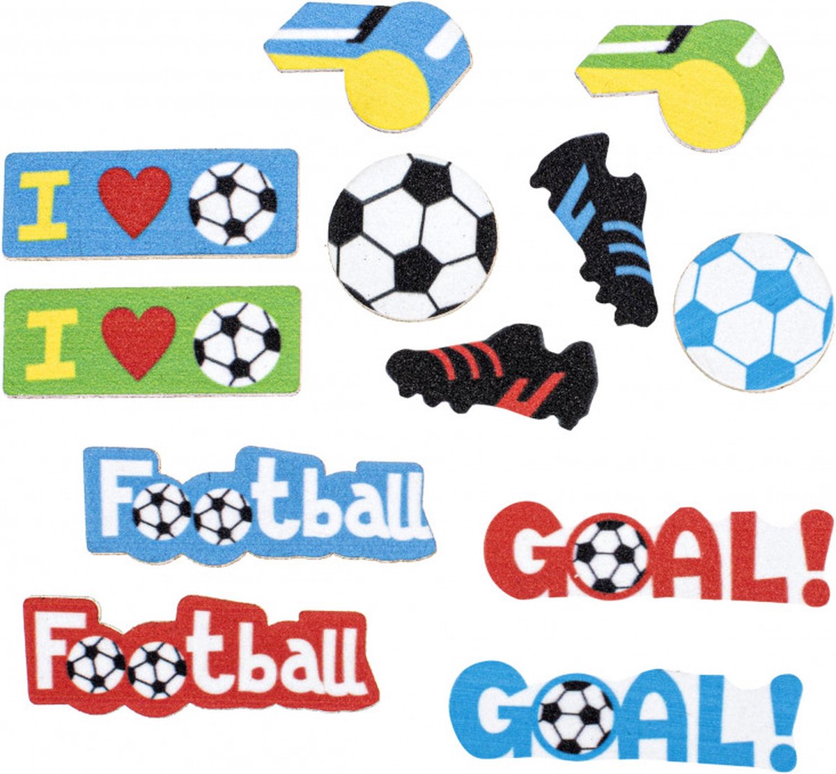 GLOREX 6 2247 715 sticker Schuimrubber Meerkleurig 29 stuk(s)