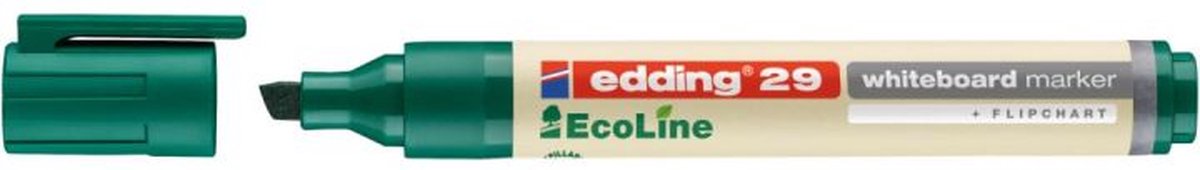 Edding 29 EcoLine markeerstift 1 stuk(s) Beitelvormige punt Groen