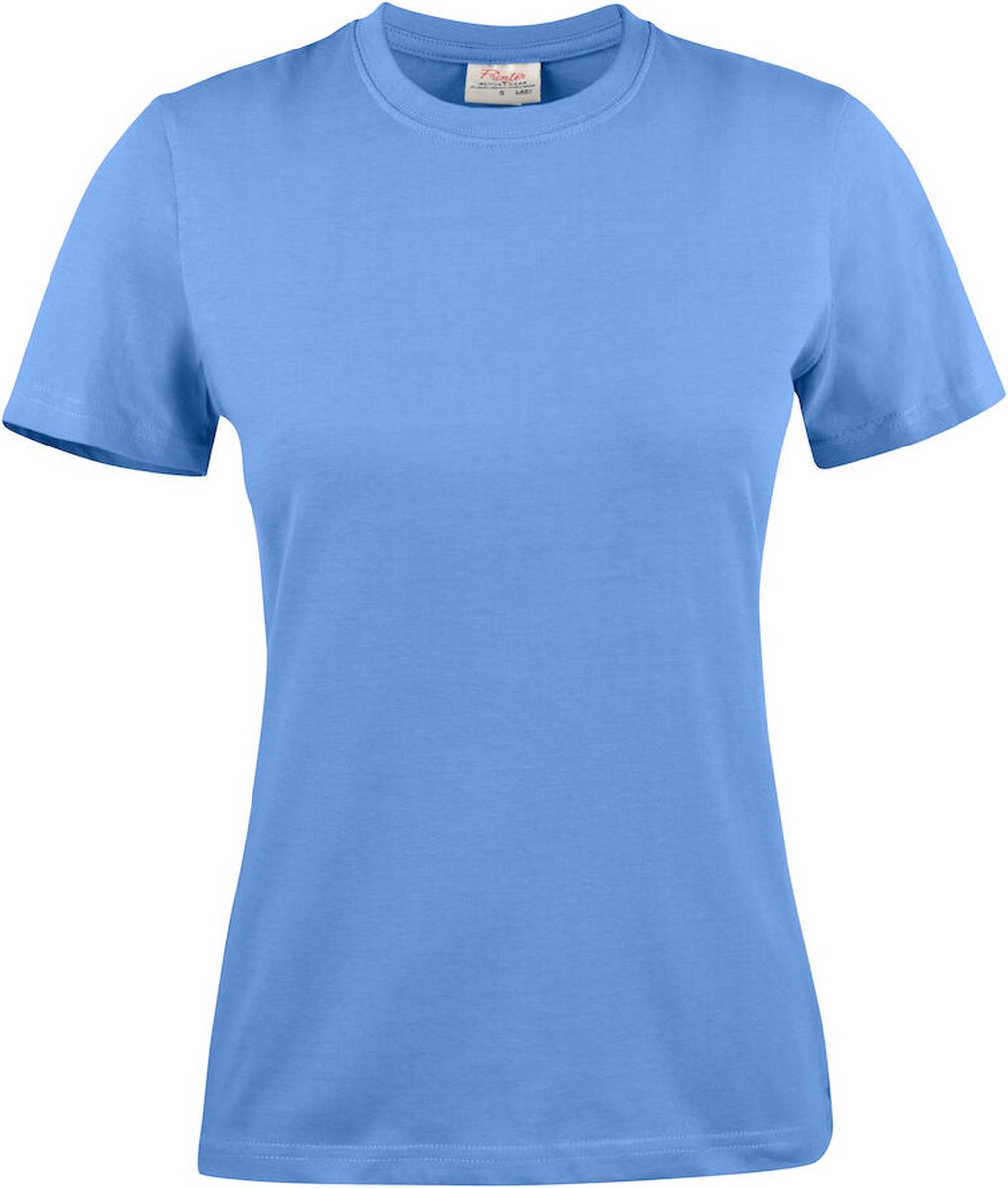Printer HEAVY T-SHIRT LADY 2264014 - Hemelsblauw - L