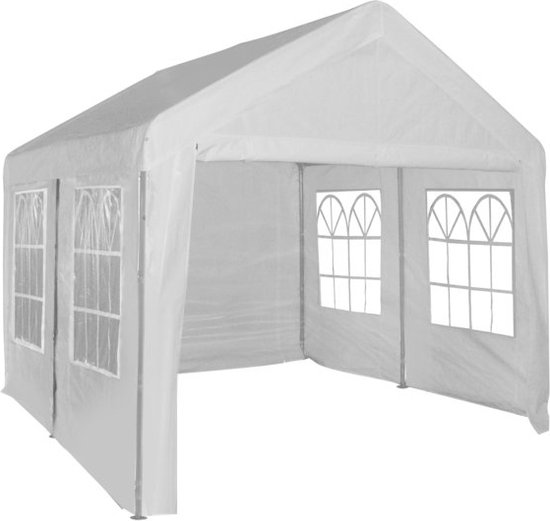 vidaXL Paviljoen met zijwanden 6 x 3 m Antracietkleurig - Partytenten vidaXL Paviljoen met zijwanden 6 x 3 m Antracietkleurig - Partytenten