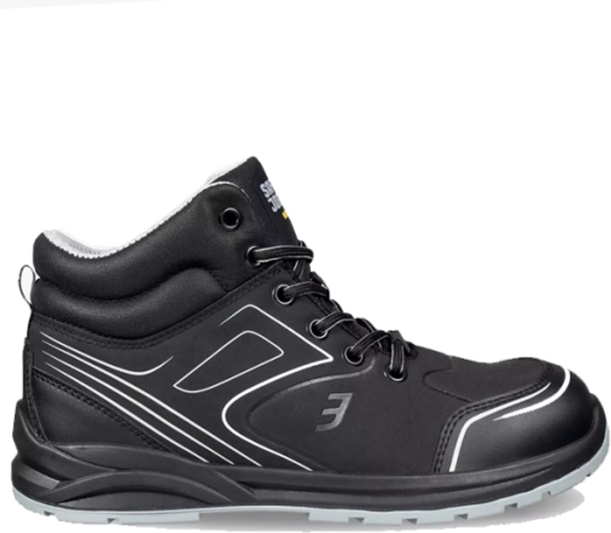 Safety Jogger Cador S3 HOGE Veiligheidsschoen SlipvastSRC-ESD-Waterproof Zwart - Maat 40