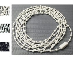 Rolgordijn ketting van PVC Lengte 240 cm bedienlengte 480 cm omloop 45 x 12 mm wit