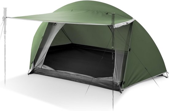 Foto: Lifestages tent kampeertent voor 1 2 personen ultralichte koepeltent snel op te zetten waterdicht klein pakformaat tunneltent om te ontspannen in de achtertuin trekking outdoor festival kamperen