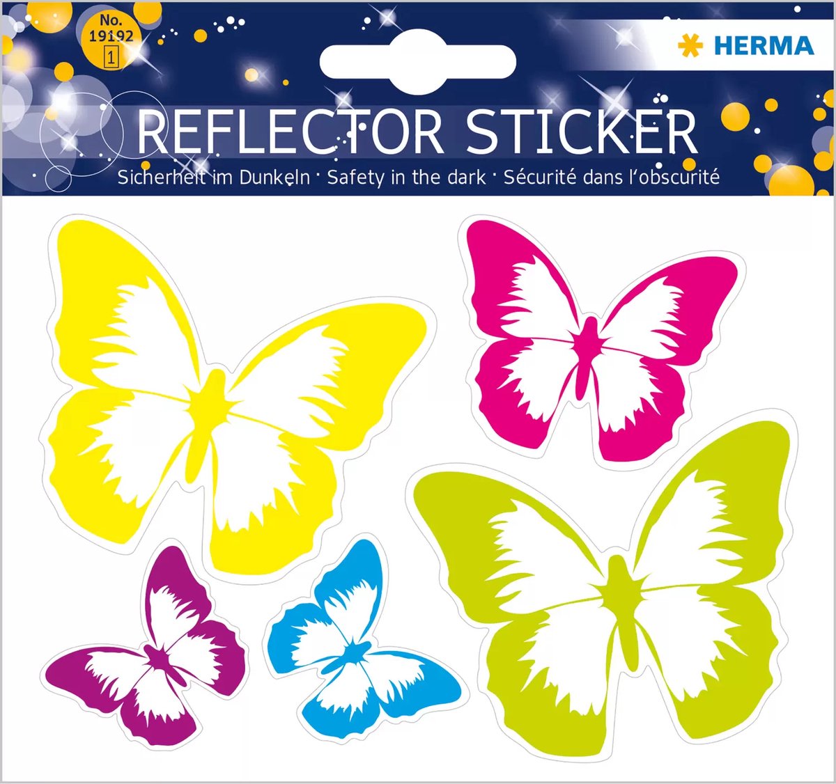HERMA 19192 REFLECTOR STICKERS BUTTERFLIES