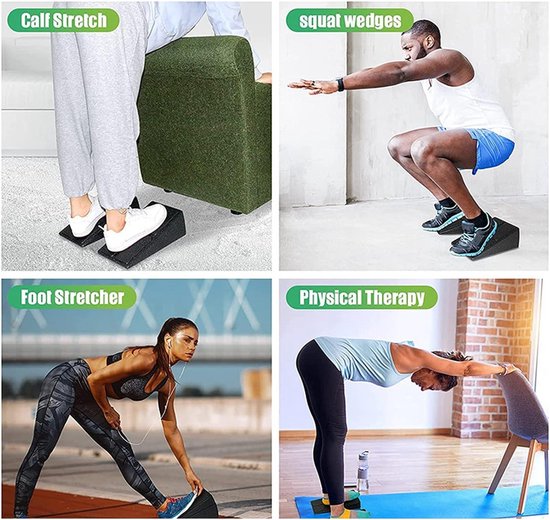 Planche Inclinée Pour Mollets – 3 Tailles En EVA, Antidérapante, Pour Yoga Et Squats à La Maison