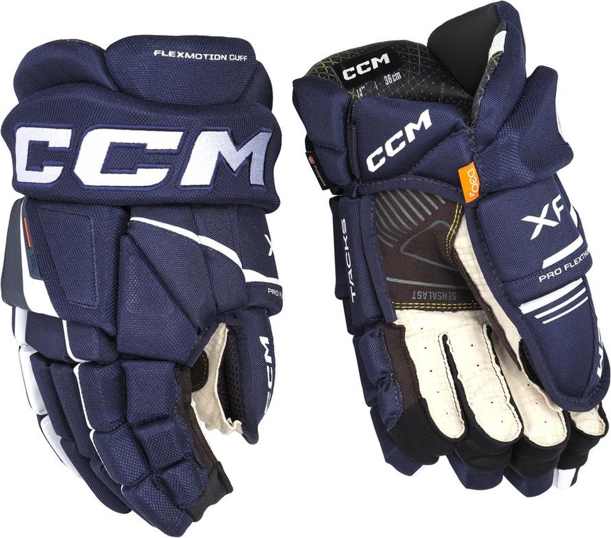 CCM - Tacks XF - IJshockeyhandschoenen - Kinderen - Blauw - Wit - 10