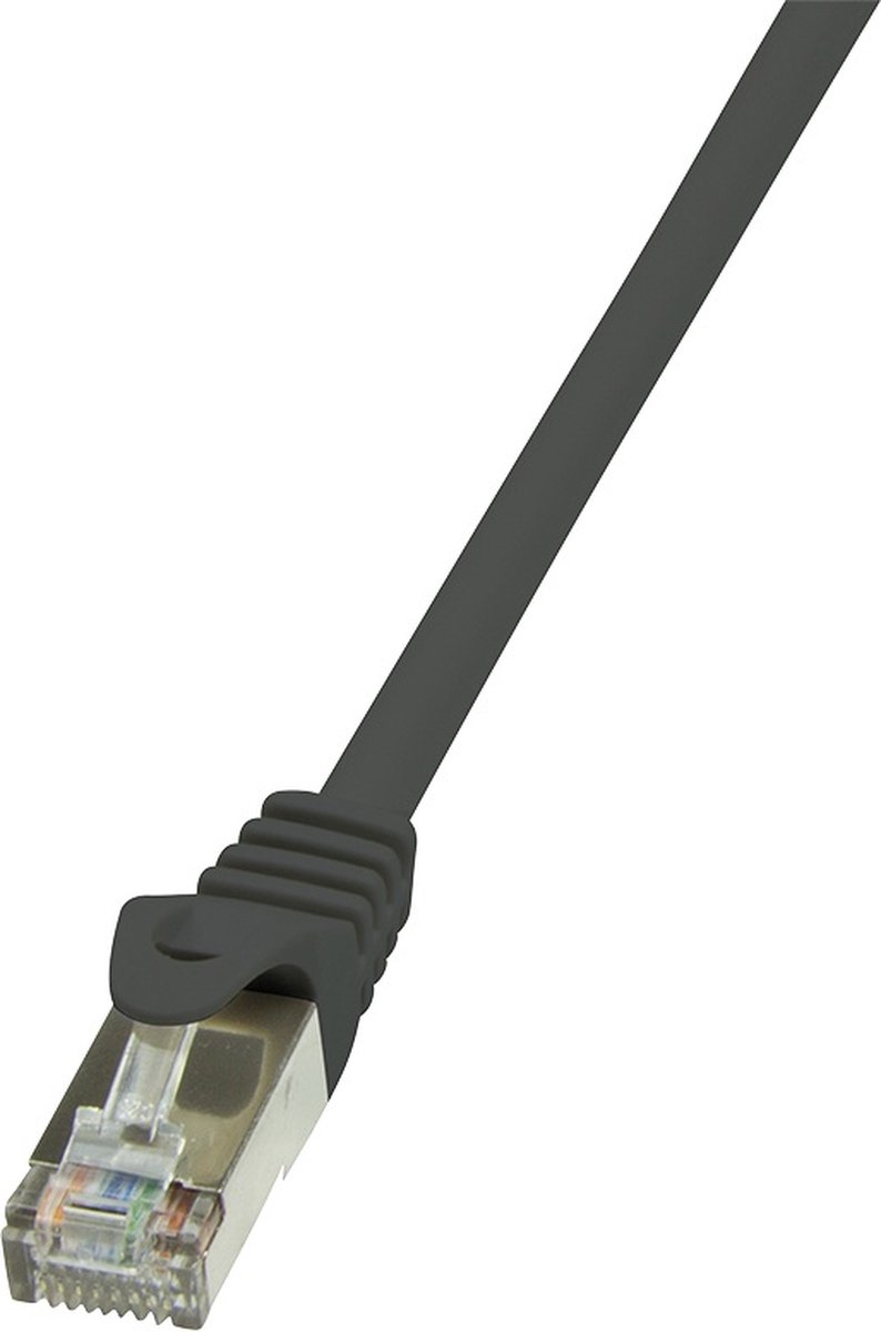 LogiLink 2m Cat.5e U/UTP RJ45 2m Cat5e U/UTP (UTP) Zwart netwerkkabel