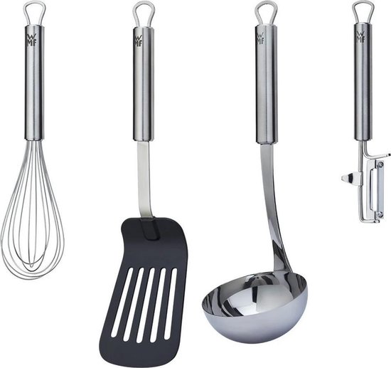 Kit d'ustensiles de cuisine anti-adhesifs Brabantia Profile, 4 pièces