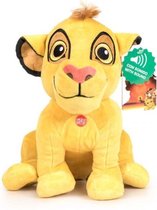 Disney Lion King Pluche Knuffel Met Geluid Simba 30 cm | De Leeuwenkoning speelgoed knuffeldier voor kinderen jongens meisjes | Simba, Pumba, Timon, Nala, Mufasa