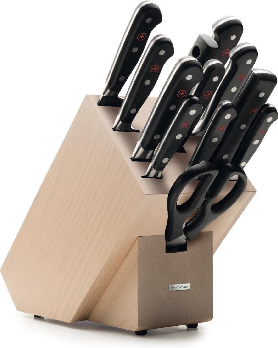 Wusthof - Classic Messenset 12-delig met blok