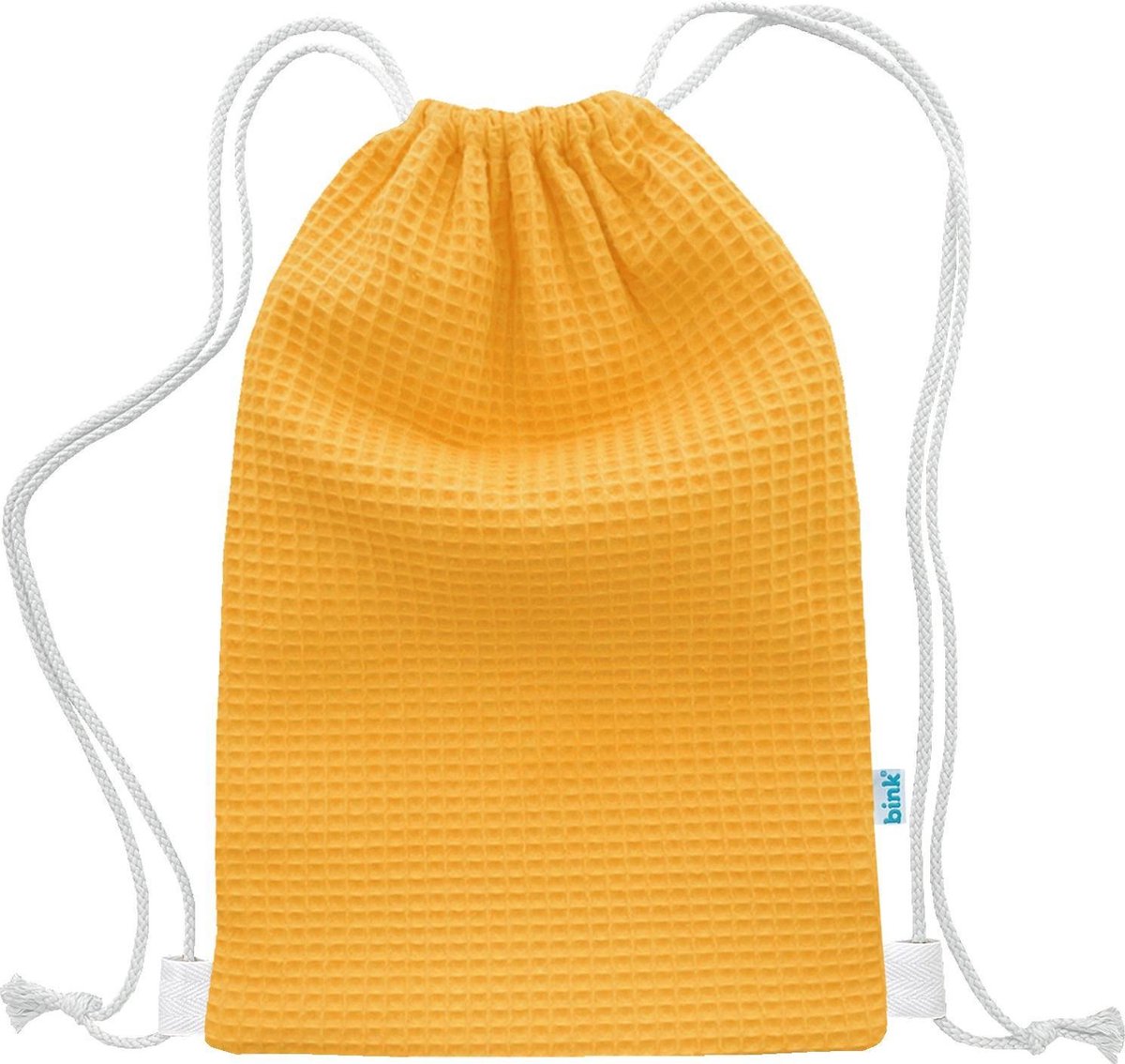 BINK Bedding Gymtas / Zwemtas Pique (wafel) oker 40 x 28 cm - kleuter - peuter