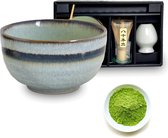 Luxe - Matcha set - Theeset - Deluxe - Compleet - thee set - 5 delig - Matcha - Matcha thee - Matcha poeder -  Matcha thee - Matcha kom - Matcha klopper - Matcha houder - Matcha le