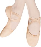 Dancer Dancewear® Balletschoenen Splitzool | ROZE | “StretchPro” | Stretch canvas | Balletschoen voor dames | Maat 42