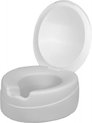 Zachte toiletverhoger 11 cm met deksel / max 185 kg / Eenvoudige montage / Verhoogd toilet met 11 cm