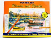 Kleurboek ''Rivers en Reeds'' | Kleurboek voor volwassen | Tekenen | Creatief voor volwassenen | Met tekenhints!