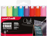 Chalk marker PWE-8K set 8 stuks