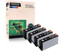 Reyours ReYours® compatible inkt HP364 XL 364XL Compatible HP Inktcartridge 4 Zwart N9J73AE - met chip