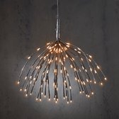 Luca Lighting Dandelion Kerstverlichting met Warm Witte LED Lampjes - Ø70 cm - Zwart