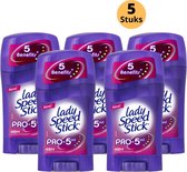 Lady Speed Stick Pro 5 in 1 Deodorant Stick - 48H Zweet Bescherming & Anti Witte Strepen - Populairste Anti Transpirant Deo Stick - Deodorant Vrouw - 5-Pack