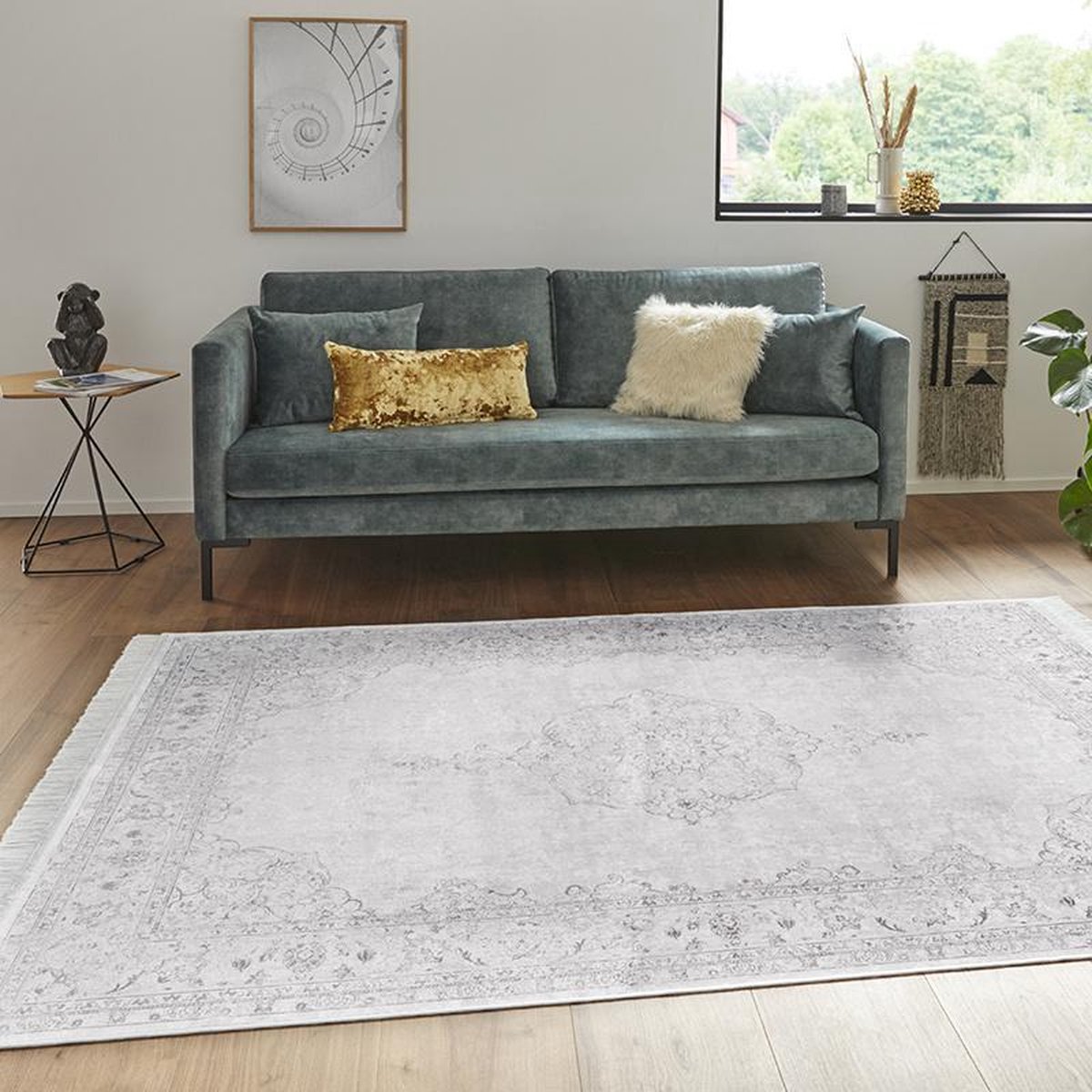 Vintage vloerkleed Oriental - roze 95x140 cm