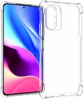 Shop4 - Poco F3 5G Hoesje - Zachte Back Case Drop Proof Transparant