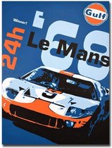 24 Hours Of Le Mans Origineel Print Poster Wall Art Kunst Canvas Printing Op Papier Living Decoratie 50x75cm Multi-color