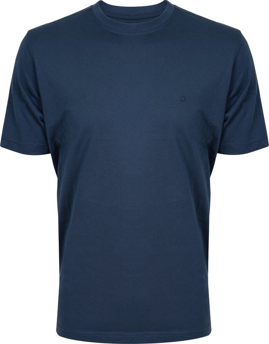 Casa Moda  T-shirt - O-neck - grijs-blauw -  Maat XXL