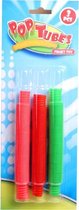 fidgetspel Pop Tubes 15 - 45 cm roze/rood/groen 3 stuks