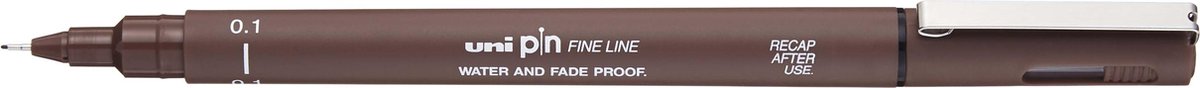 Fineliner - 0.1 - 0,10mm - Sepia - Uni Pin