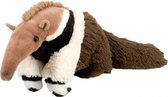 knuffel miereneter junior 30 cm pluche bruin/wit