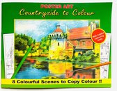 Kleurboek ''Countryside to Colour'' | Kleurboek voor volwassen | Tekenen | Creatief voor volwassenen | Met tekenhints!
