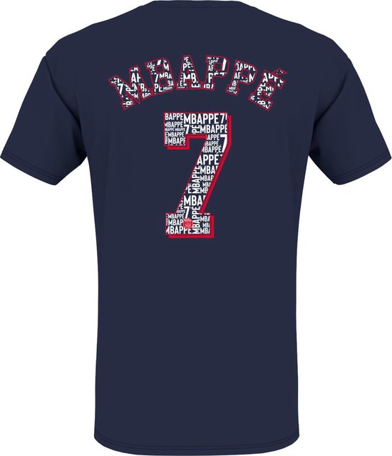 T-shirt PSG Mbappé 'Eiffel' Marine - enfant - taille 140 - taille 140