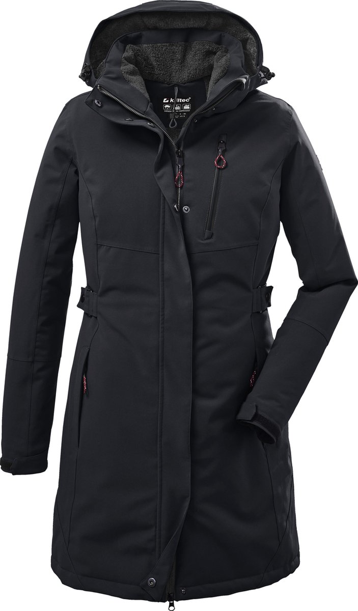 Killtec KOW 165 Women Parka Outdoorjas Dames Winterjas Zwart