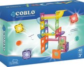 Coblo Knikkerbaan - Magnetisch speelgoed - 40 onderdelen - Constructie speelgoed