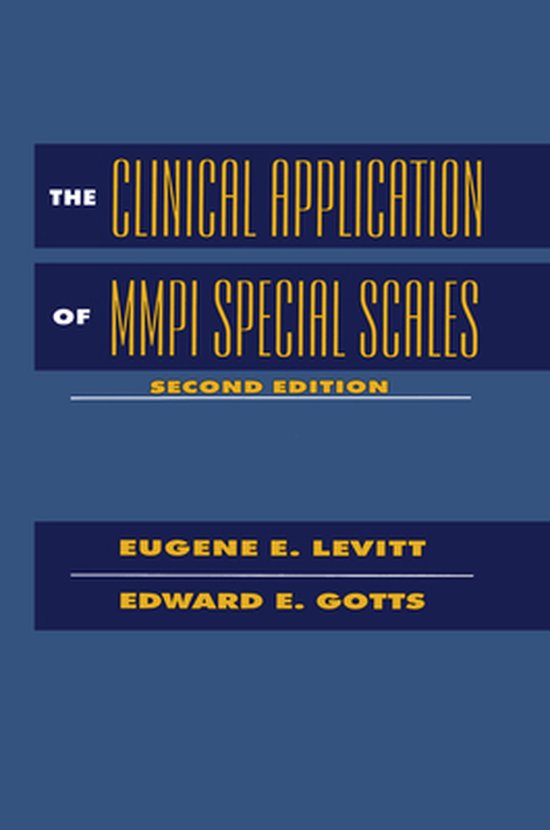 The Clinical Application of MMPI Special Scales - cover