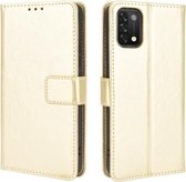 Voor Umidigi A11 Crazy Horse Textuur Horizontale Flip Leather Case met Houder & Kaartsleuven & Lanyard (Goud)