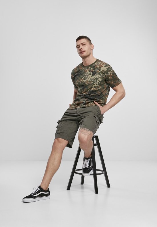 Brandit Army T-shirt camouflage vert taille L.