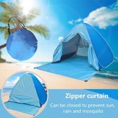 TDR-Tente de Plage- Tente de Plage Pop-up-Tente Portable-Anti-UV 50+ - Bleu avec Sac de Transport