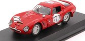De 1:43 Diecast Modelcar van de Alfa Romeo TZ2 #77 van de Nürburgring van 1966. De coureurs waren L. Bianchi en H. Schultz. De fabrikant van het schaalmodel is Best Model. Dit model is alleen online verkrijgbaar