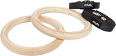 VirtuFit Houten Crossfit Gym Ringen - Turnringen - Inclusief straps