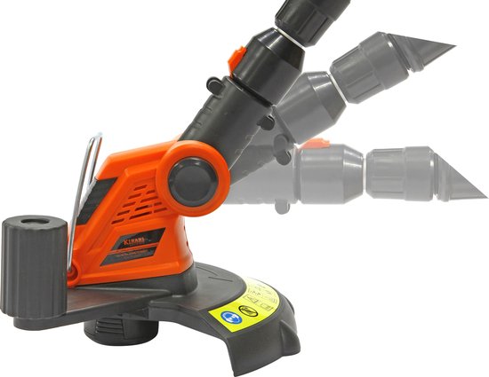 Kibani accu grastrimmer 18V - inclusief twee li-ion accu's 2000 mAh en 20m maaidraad - snoerloos - lichtgewicht - bosmaaier - kantenmaaier van Kibani — afbeelding 3