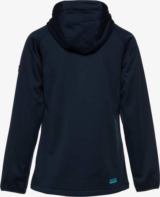 band kortademigheid Automatisch Kjelvik dames softshell jas - Blauw - Maat S - Winddicht - Ademend  materiaal | bol.com