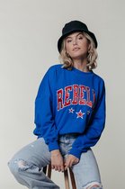 Colourful Rebel Rebelle Patch Dropped Shoulder Sweat - Maat L